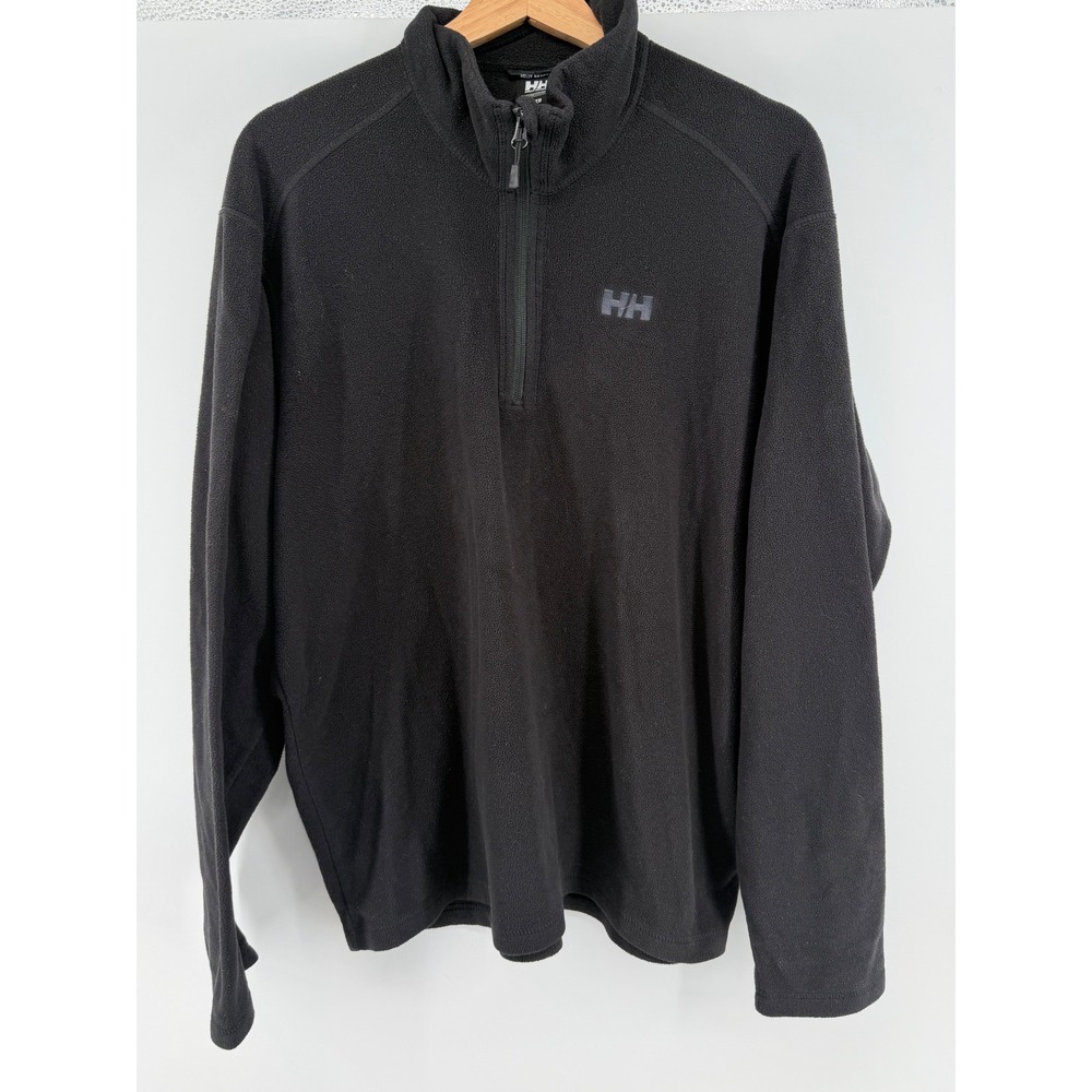Helly Hansen Mens Daybreaker 1/2 Zip Fleece Pullover Black XL Polartec